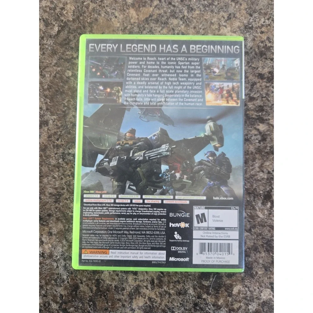 N/A halo reach